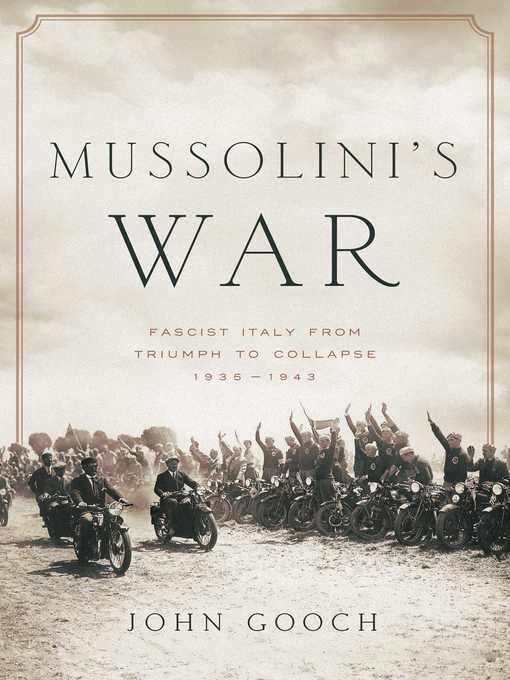Cover image for Mussolini's War